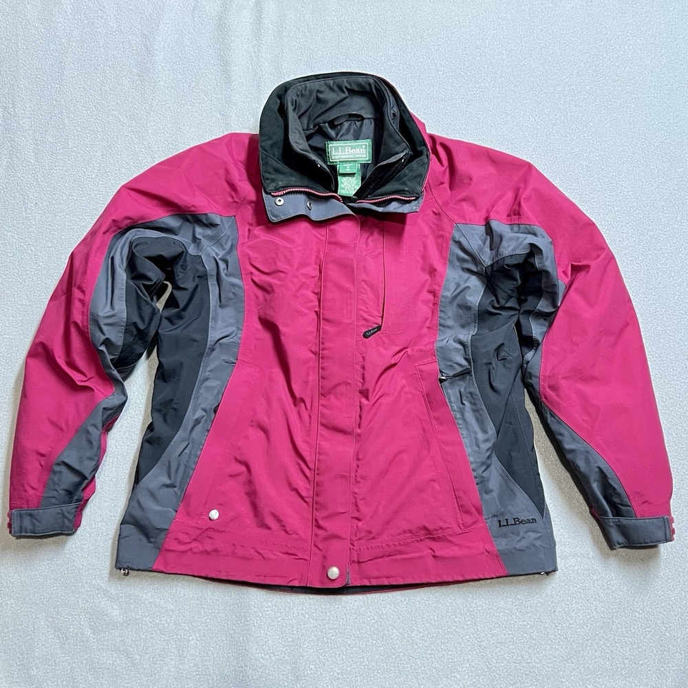 Vintage 90s Retro Colorful LL Bean 3 In 1 Ski Jacket EUC Women's M‎ Ski Snow
